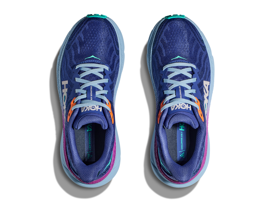 Women's Hoka Challenger 7 Color: Evening Sky / Drizzle 3