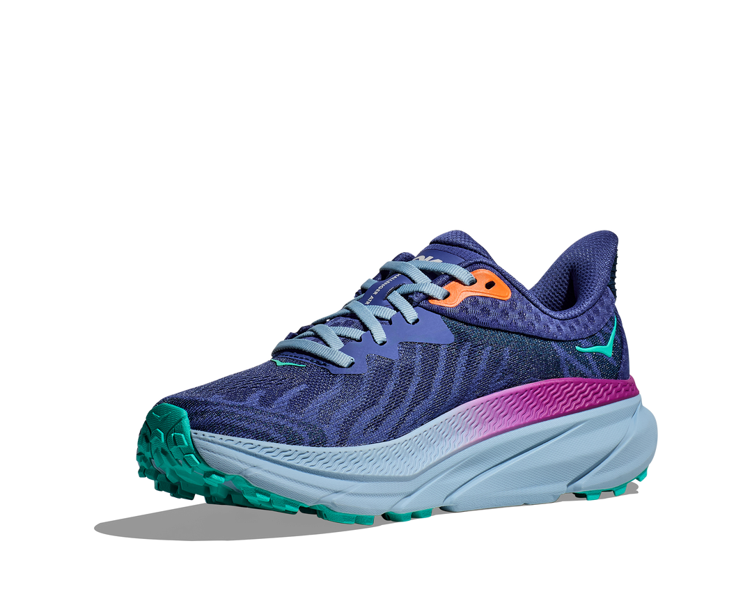 Women's Hoka Challenger 7 Color: Evening Sky / Drizzle 2