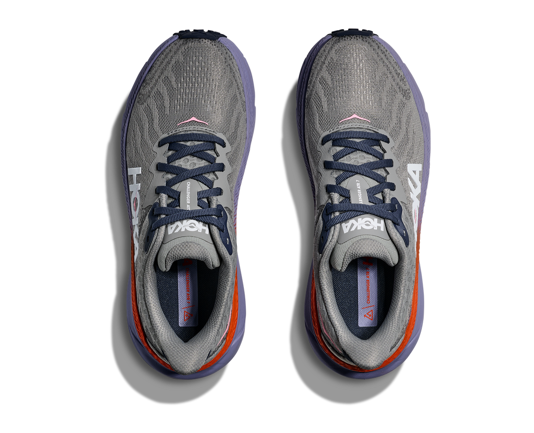 Women's Hoka Challenger 7 Color: Galactic Grey/ Wild Indigo 4