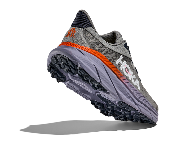 Women's Hoka Challenger 7 Color: Galactic Grey/ Wild Indigo 5