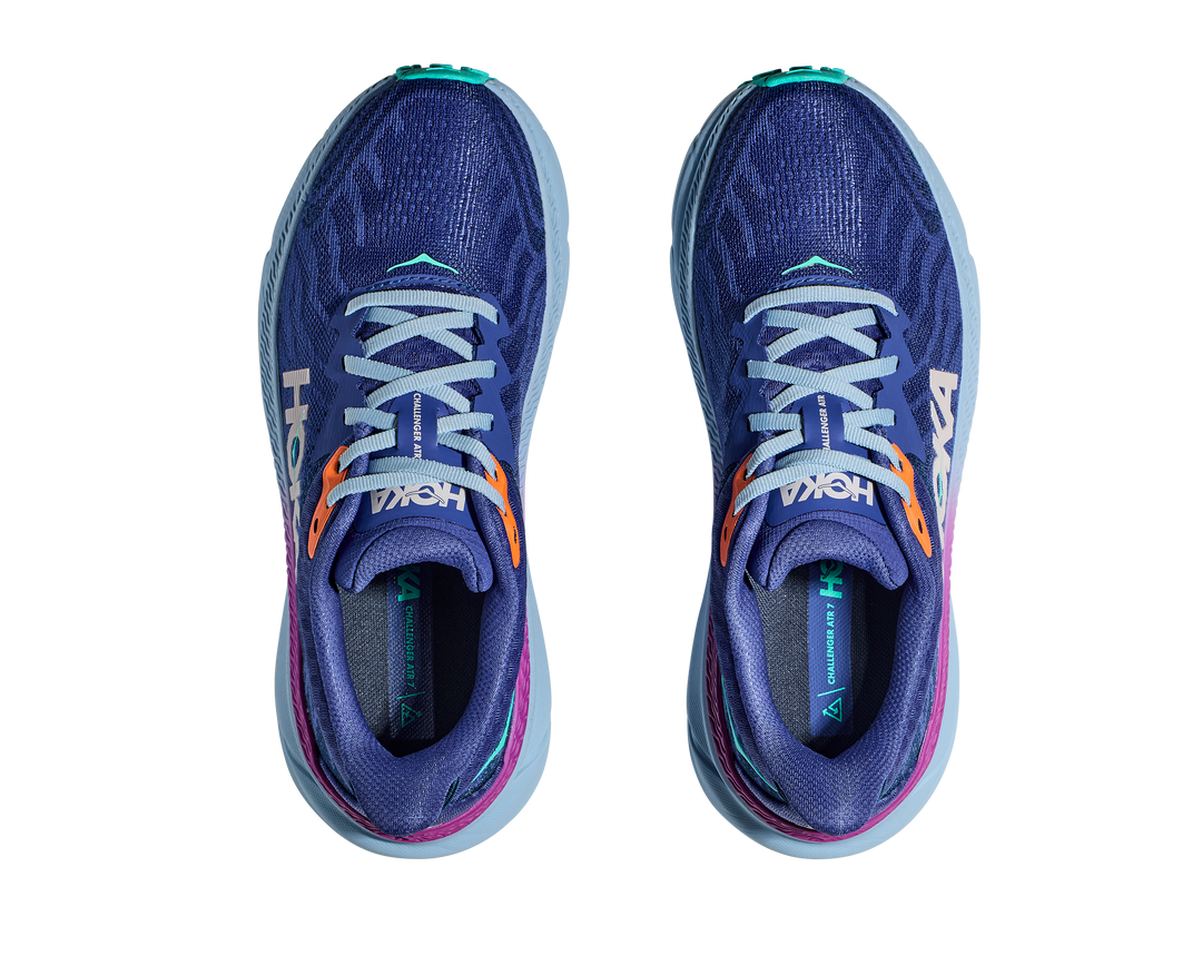 Women's Hoka Challenger 7 Color: Evening Sky/Drizzle (WIDE WIDTH) 4