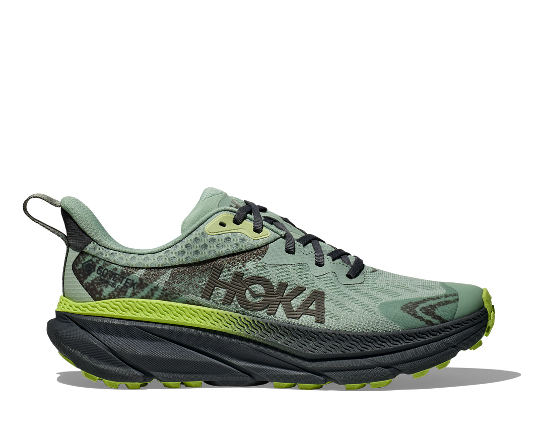 Men's Hoka Challenger 7 GTX Color: Aloe Vera / Lettuce 6