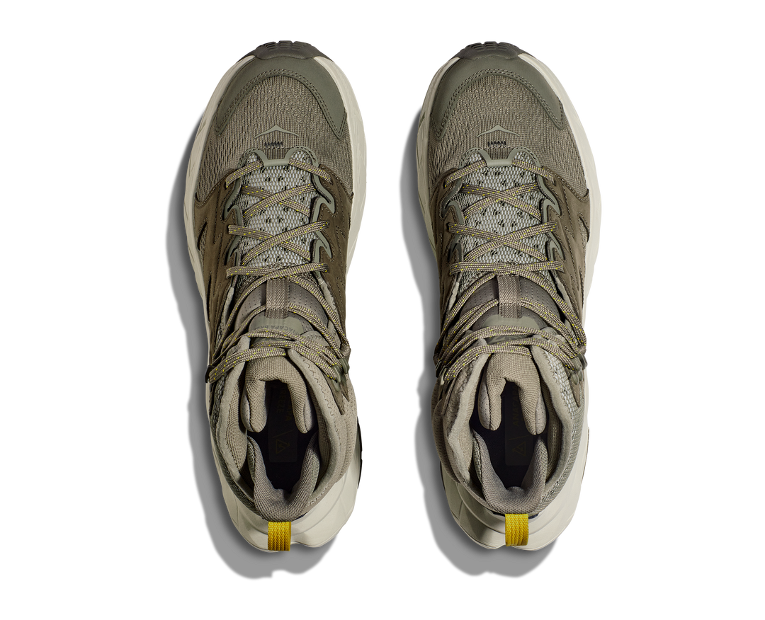 Men's Hoka Anacapa Breeze Mid Color: Olive Haze / Celadon Tint 3