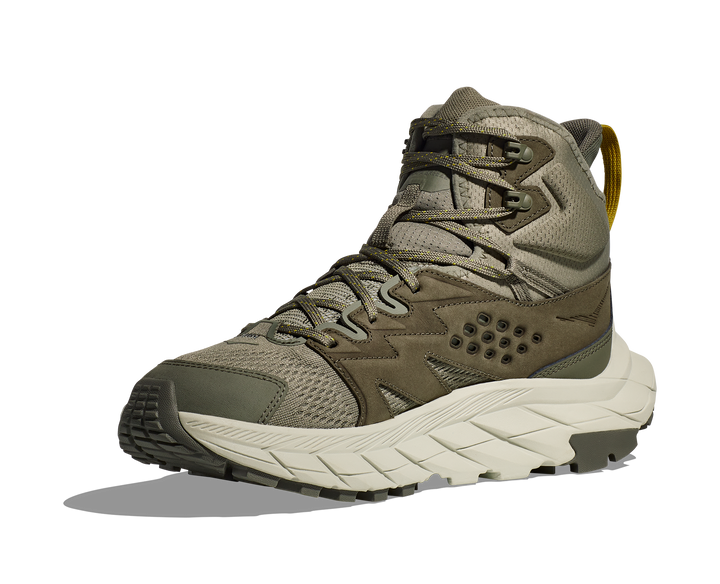 Men's Hoka Anacapa Breeze Mid Color: Olive Haze / Celadon Tint 2