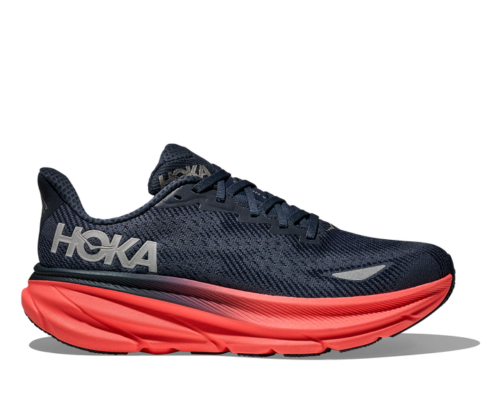 Women's Hoka Clifton 9 GTX Color: Varsity Navy/Dusk 3