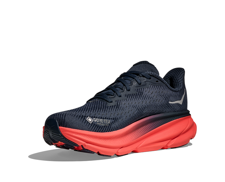 Women's Hoka Clifton 9 GTX Color: Varsity Navy/Dusk 2