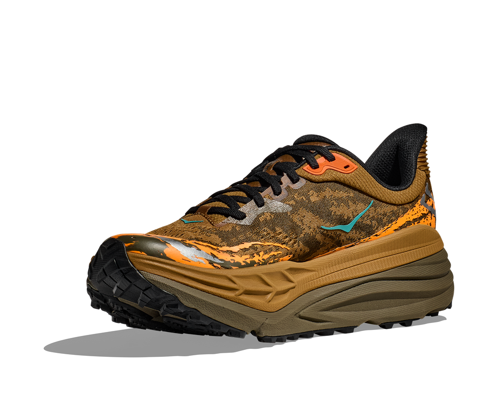 Men's Hoka Stinson 7 Color: Honey/ Antique Olive 2