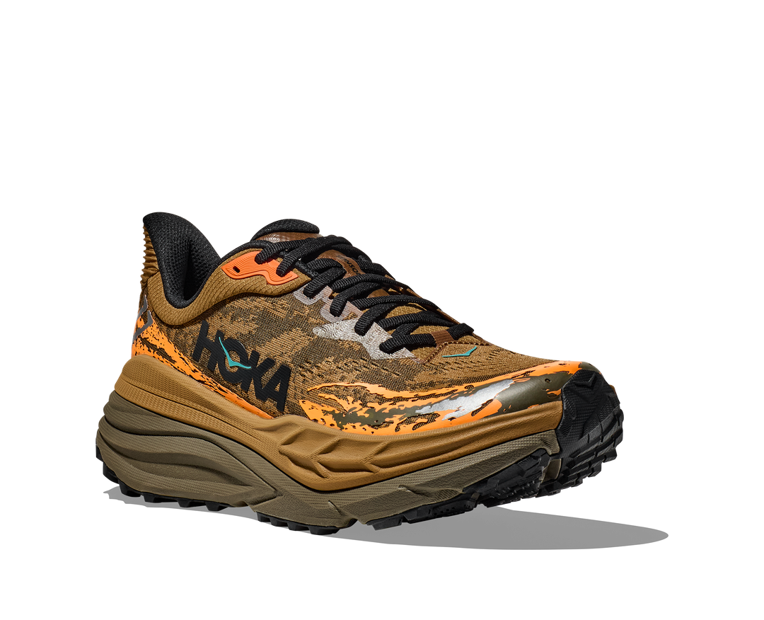 Men's Hoka Stinson 7 Color: Honey/ Antique Olive 1