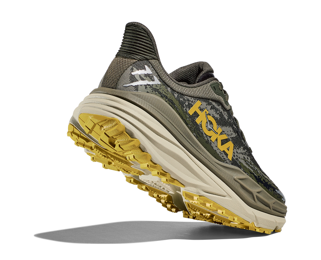 Men's Hoka Stinson 7 Color: Olive Haze / Forest Cover  5