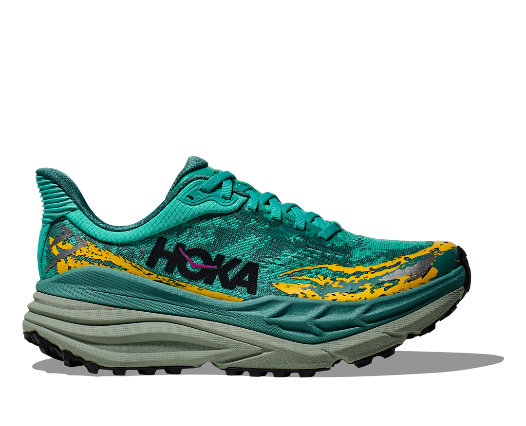 Women's Hoka Stinson 7 Color: Electric Aqua/ Ocean  3