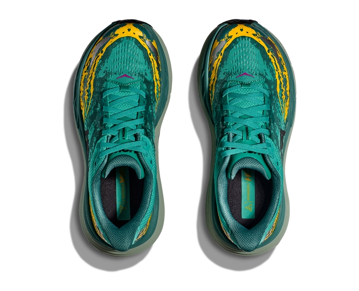 Women's Hoka Stinson 7 Color: Electric Aqua/ Ocean  4