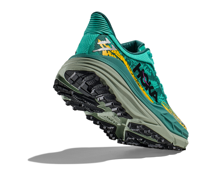 Women's Hoka Stinson 7 Color: Electric Aqua/ Ocean  5