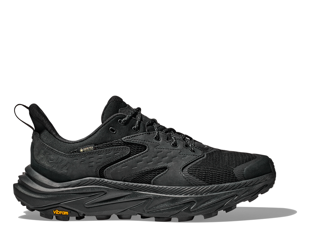 Men's Hoka Anacapa 2 Low GTX Color: Black / Black 3