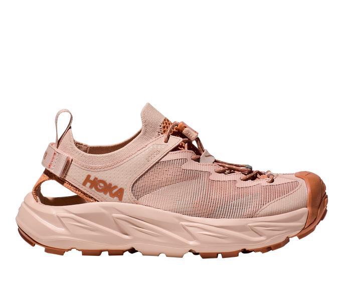 Women's Hoka Hopara 2 Color: Cream / Cedar 3