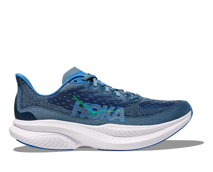 Men's Hoka Mach 6 Color: Downpour/ Thunder Cloud 3