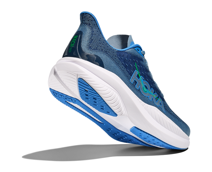 Men's Hoka Mach 6 Color: Downpour/ Thunder Cloud 5