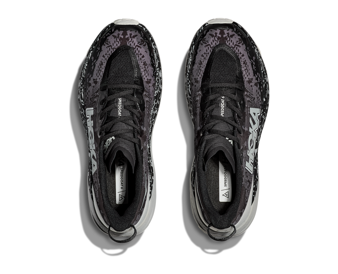 Men's Hoka Speedgoat 6 Color: Black/Stardust  4