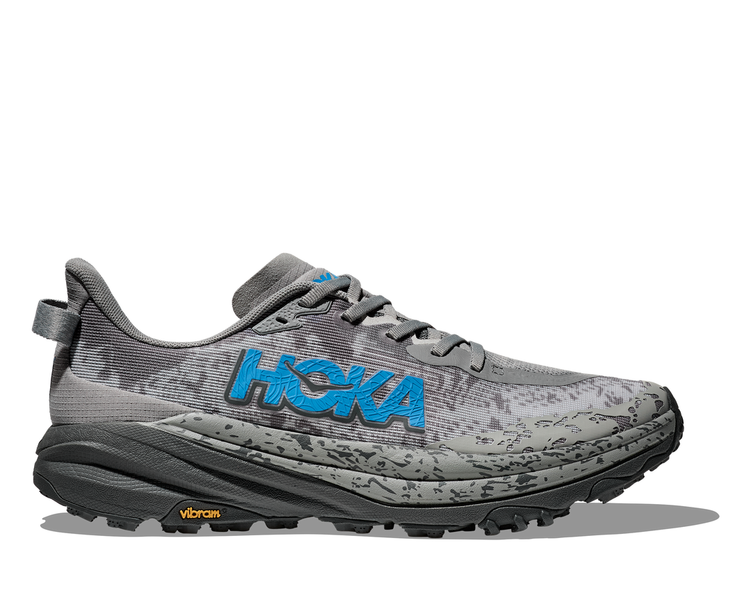 Men's Hoka Speedgoat 6 Color: Galactic Grey/Hoka Blue 7