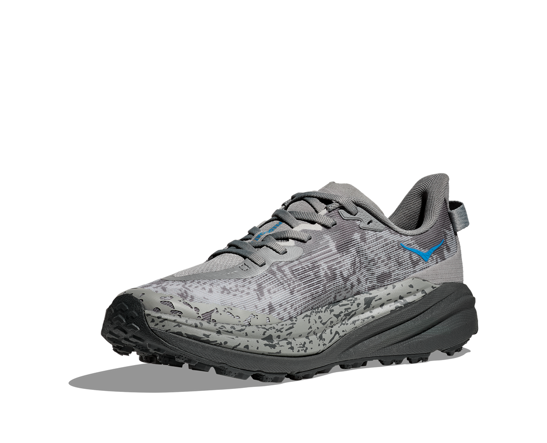 Men's Hoka Speedgoat 6 Color: Galactic Grey/Hoka Blue 2