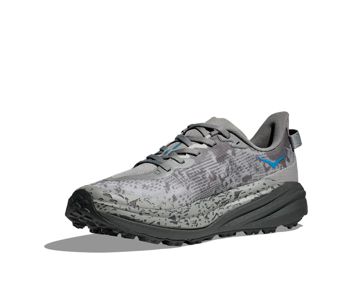 Men's Hoka Speedgoat 6 Color: Galactic Grey/Hoka Blue 2