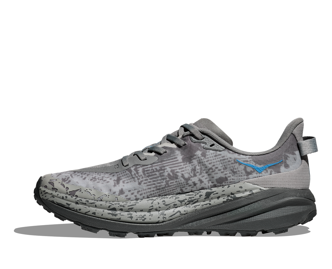 Men's Hoka Speedgoat 6 Color: Galactic Grey/Hoka Blue 5