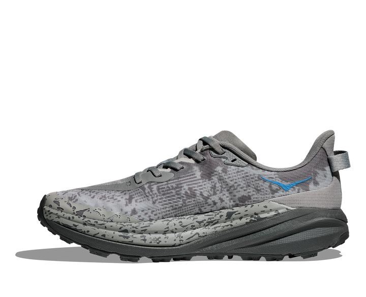 Men's Hoka Speedgoat 6 Color: Galactic Grey/Hoka Blue (WIDE WIDTH) 6