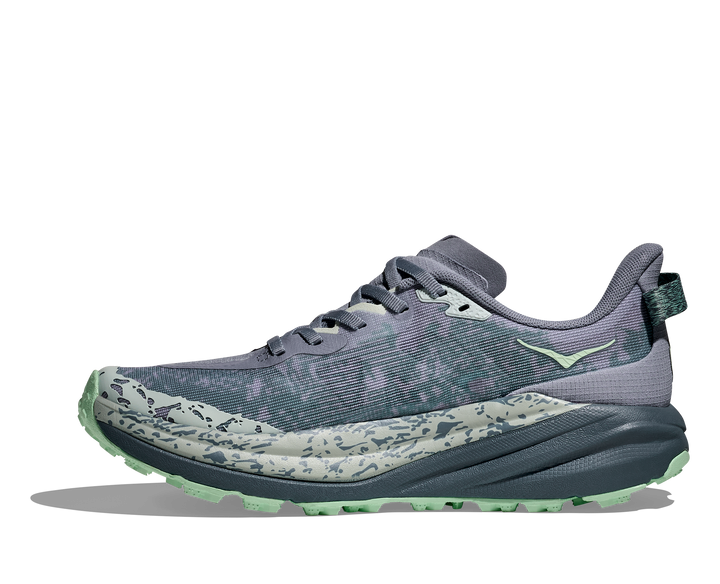 Women's Hoka Speedgoat 6 Color: Moonlight / Thunder Cloud 8