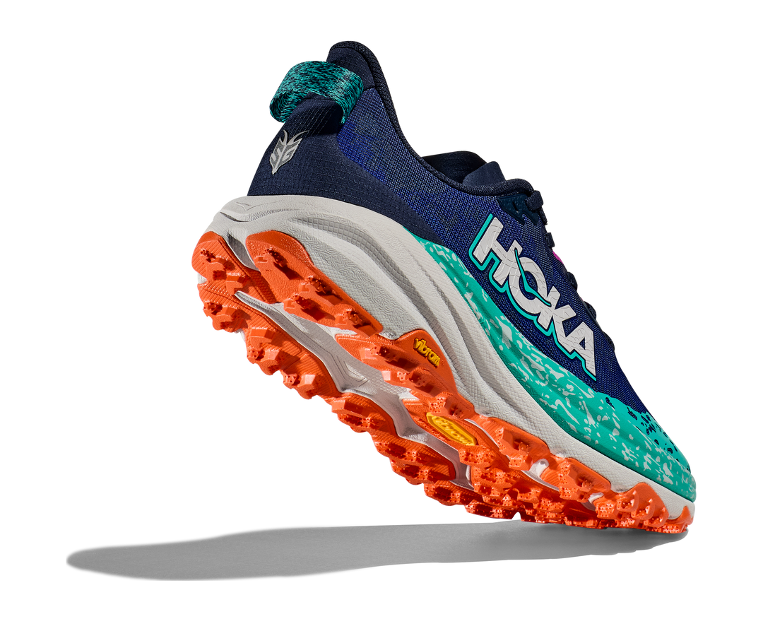 Women's Hoka Speedgoat 6 Color: Varsity Navy/ Meteor  8