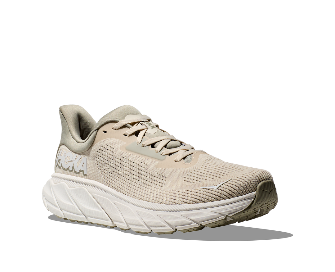 Men's Hoka Arahi 7 Color: Oat Milk/ Barley (WIDE WIDTH) 1