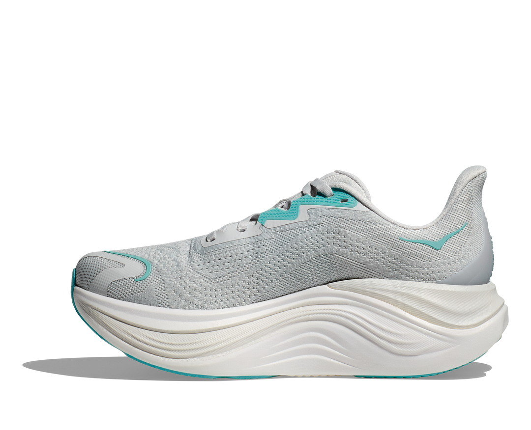 Women's Hoka Skyward X Color: Cosmic Grey / Rose Gold 8