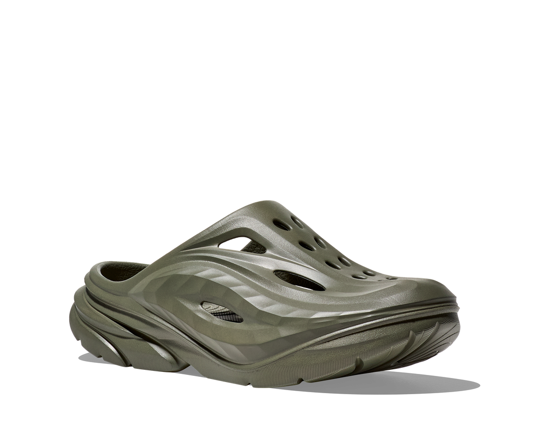 Unisex Hoka Ora Recovery Mule Color: Slate/ Slate  1