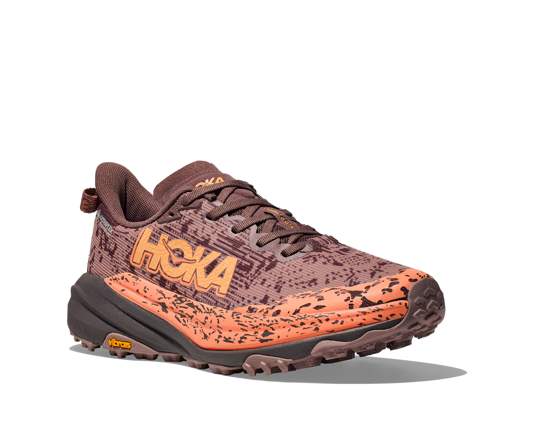 Women's Hoka Speedgoat 6 GTX Color: Smoky Quartz / Quartzite 1