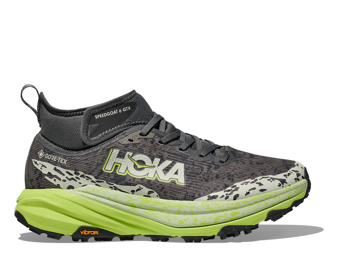 Men's Hoka Speedgoat 6 Mid GTX Color: Outer Orbit / Lettuce 3