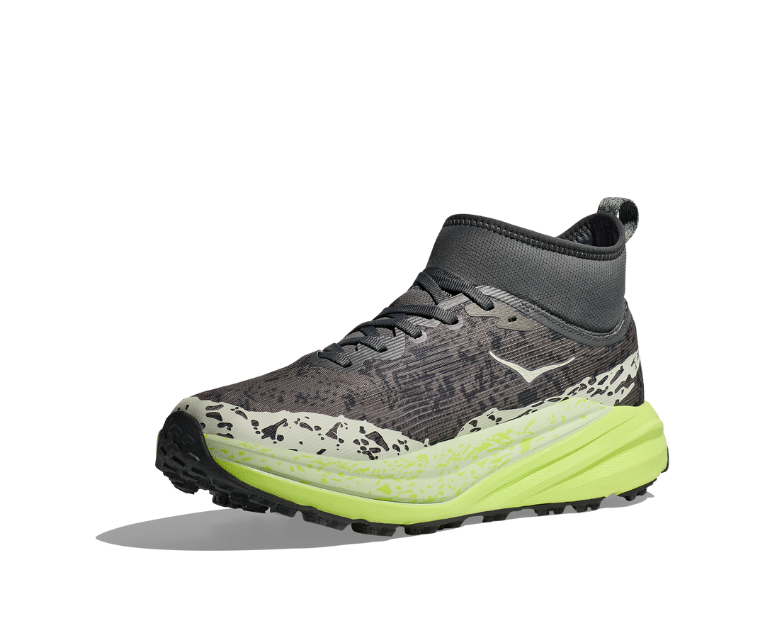 Men's Hoka Speedgoat 6 Mid GTX Color: Outer Orbit / Lettuce 2