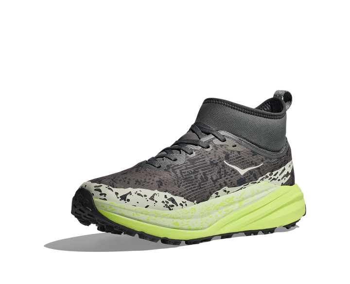 Men's Hoka Speedgoat 6 Mid GTX Color: Outer Orbit / Lettuce 2