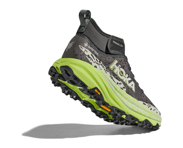 Men's Hoka Speedgoat 6 Mid GTX Color: Outer Orbit / Lettuce 5