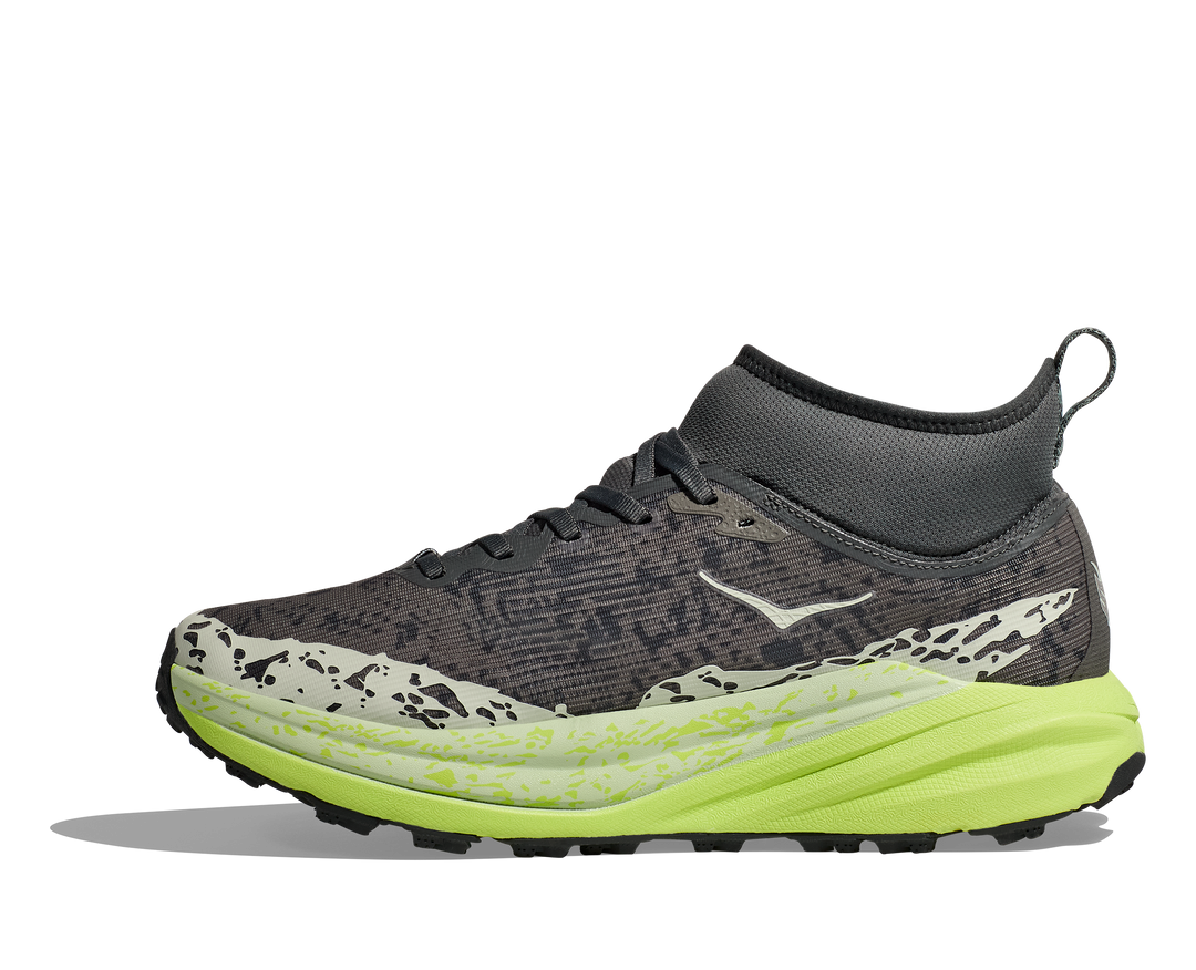 Men's Hoka Speedgoat 6 Mid GTX Color: Outer Orbit / Lettuce 8