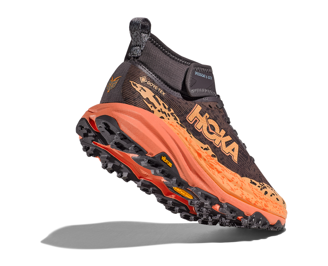 Women's Hoka Speedgoat 6 Mid GTX Color: Galaxy / Guava 6