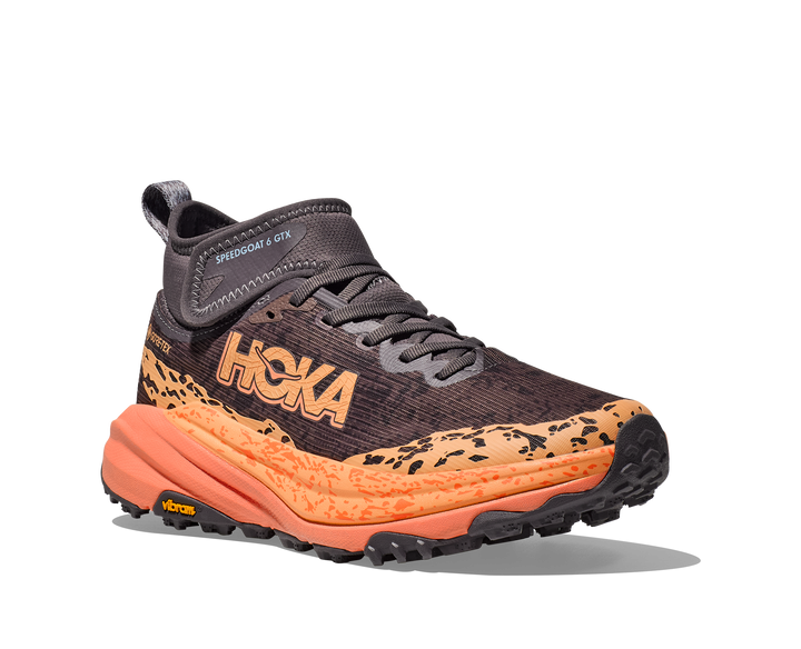 Women's Hoka Speedgoat 6 Mid GTX Color: Galaxy / Guava 1