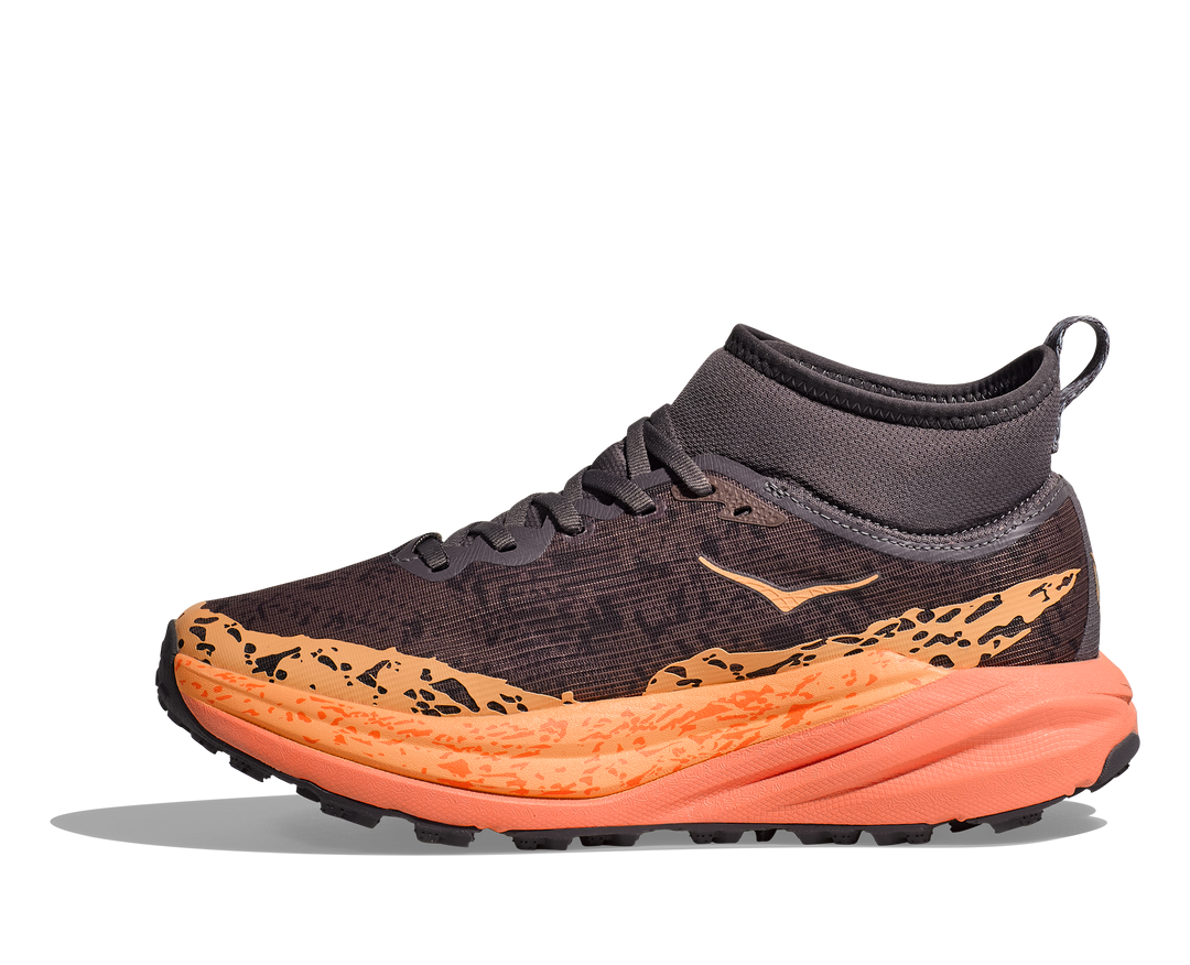 Women's Hoka Speedgoat 6 Mid GTX Color: Galaxy / Guava 9