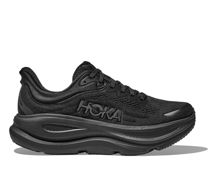 Men's Hoka Bondi 9 Color: Black/ Black  5