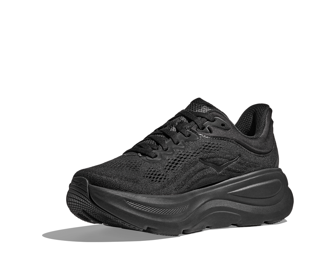 Men's Hoka Bondi 9 Color: Black/ Black  2