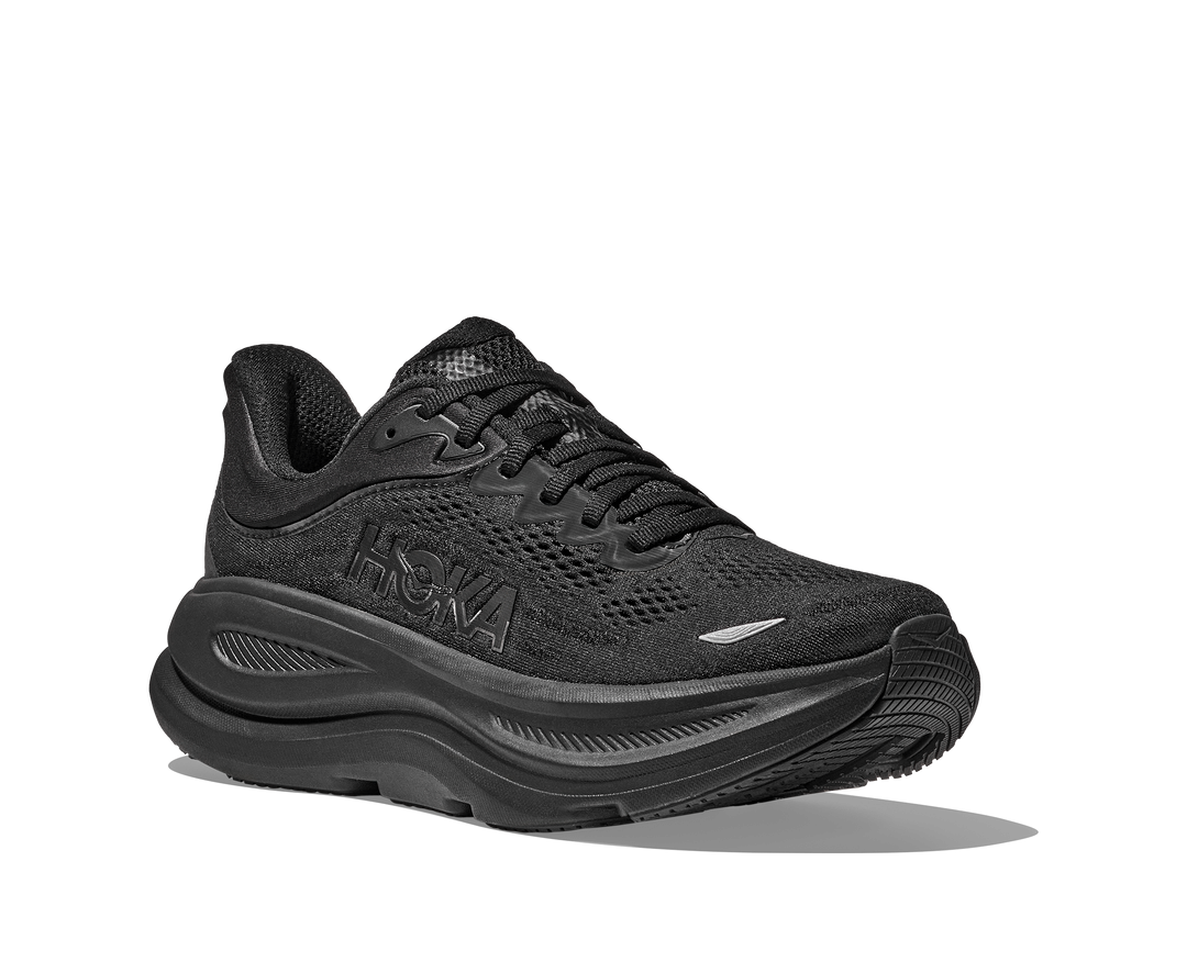 Men's Hoka Bondi 9 Color: Black/ Black  1