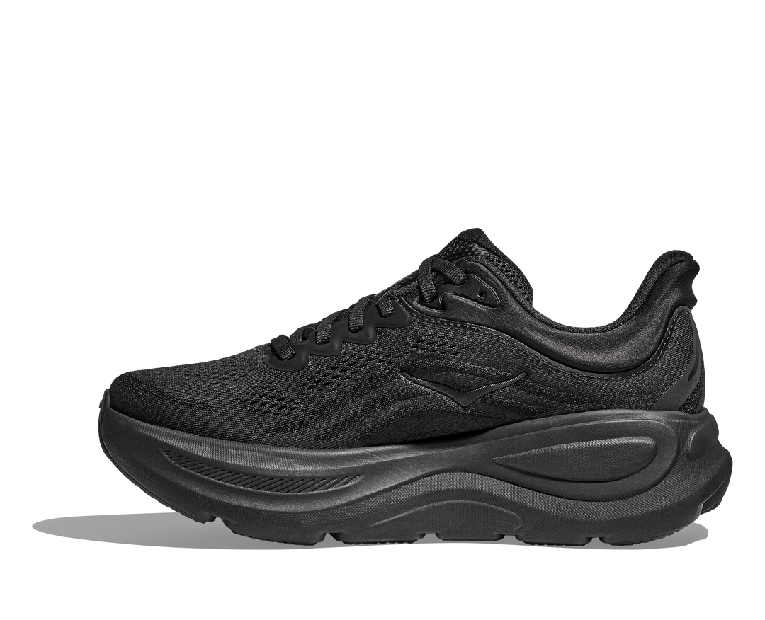 Men's Hoka Bondi 9 Color: Black/ Black  8