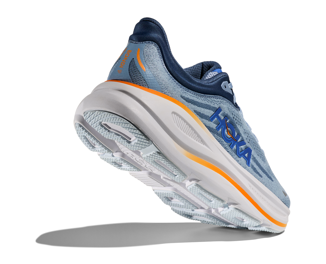 Men's Hoka Bondi 9 Color: Drizzle / Downpour 5