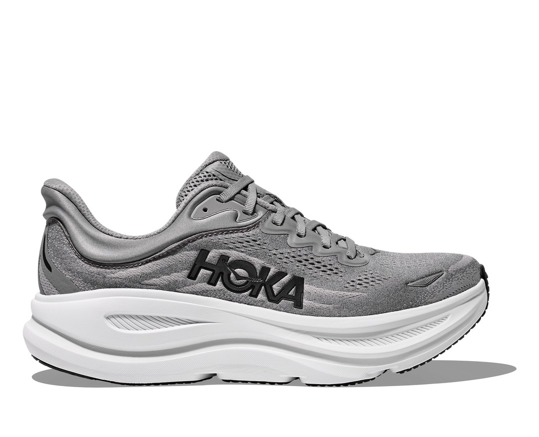 Men's Hoka Bondi 9 Color: Galactic Grey / Stellar Grey  3