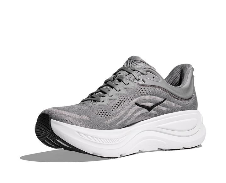 Men's Hoka Bondi 9 Color: Galactic Grey / Stellar Grey  2