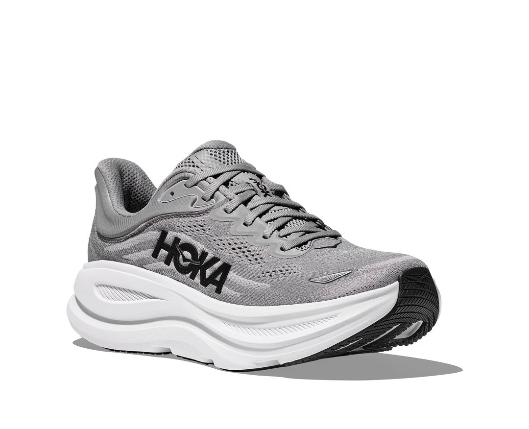 Men's Hoka Bondi 9 Color: Galactic Grey / Stellar Grey  1