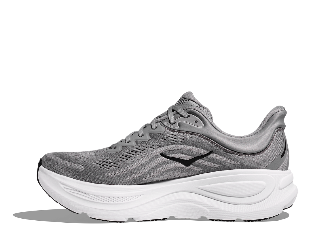 Men's Hoka Bondi 9 Color: Galactic Grey / Stellar Grey  5