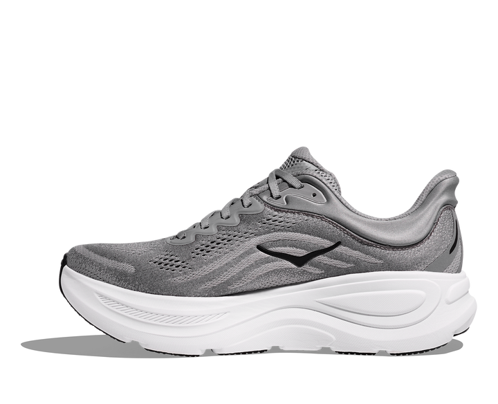 Men's Hoka Bondi 9 Color: Galactic Grey / Stellar Grey  5